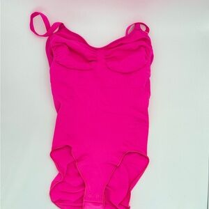 SKIMS Hot Pink Shapewear Bodysuit